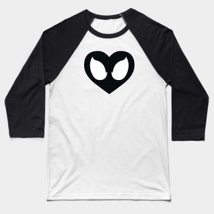 Black Web Baseball T-Shirt